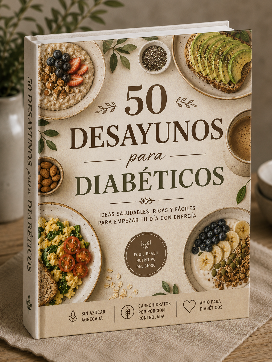 Recetario Dulce Calma — 50 desayunos aptos para personas con diabetes